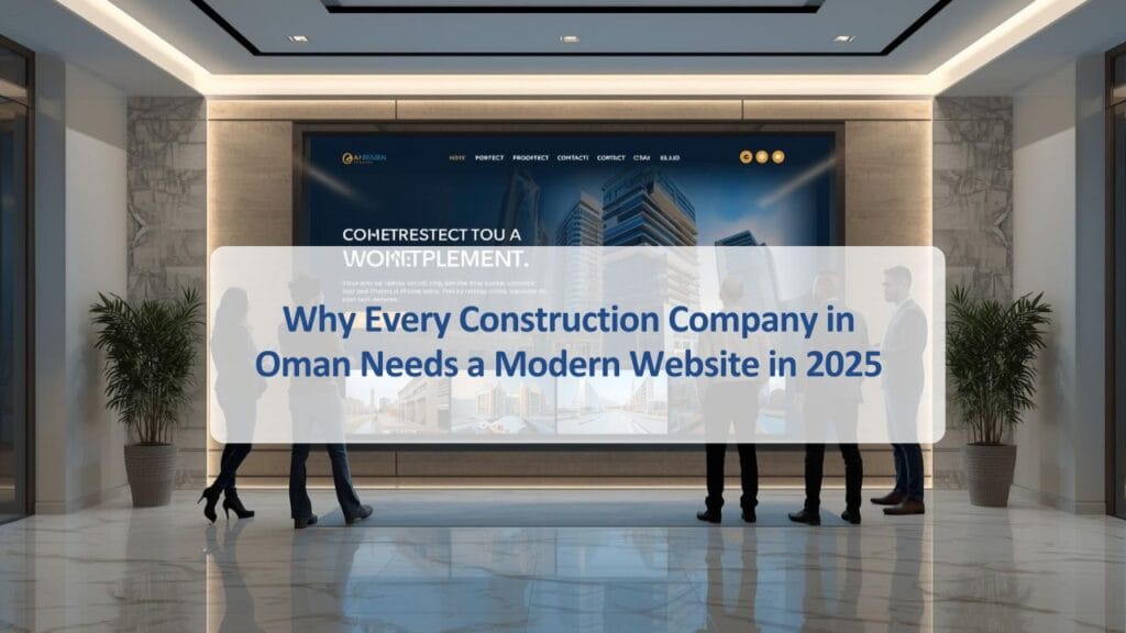 Modern Website for construction company