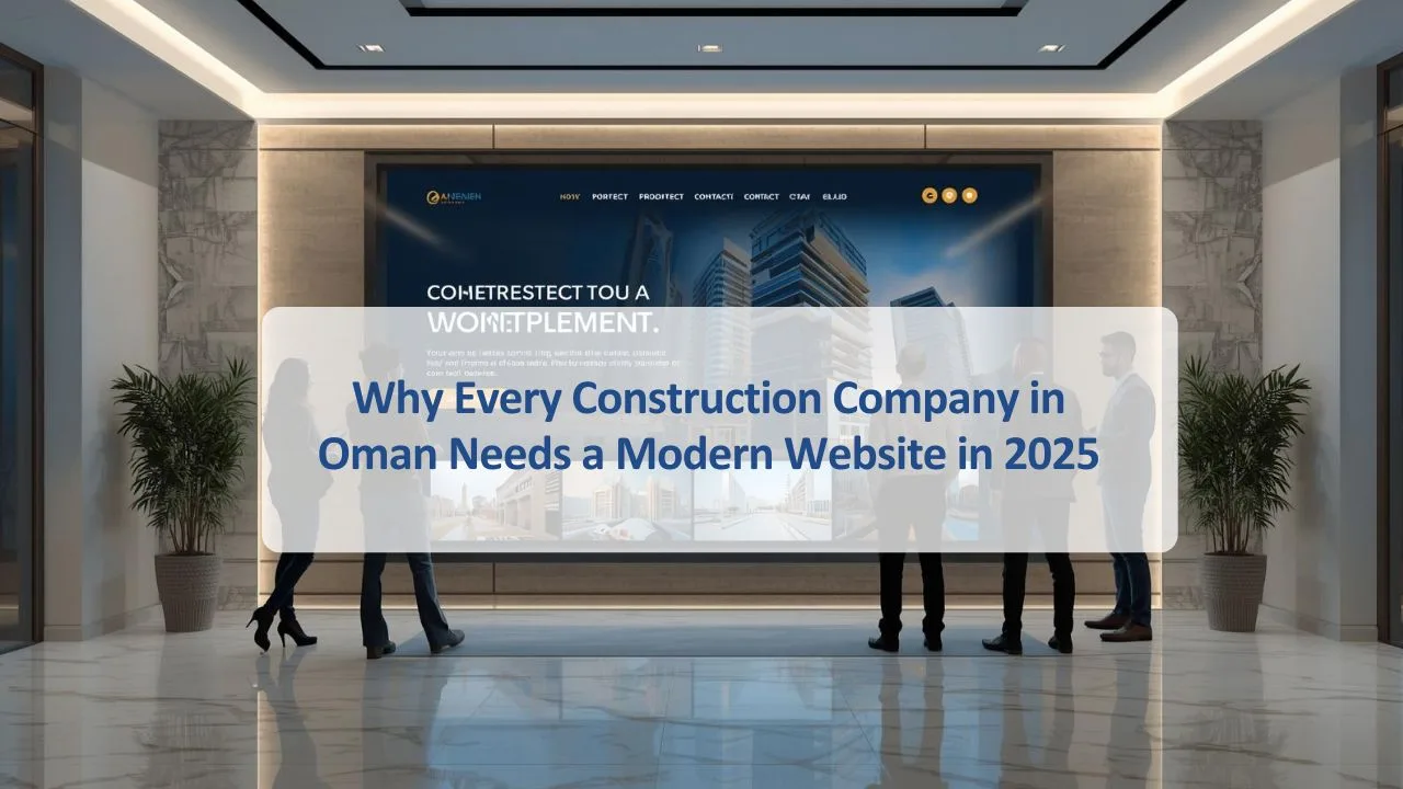 Modern Website for construction company